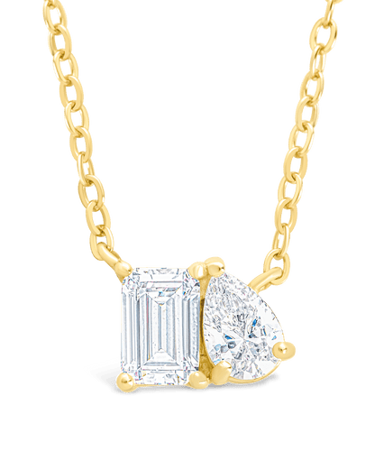 Sterling Silver Guinevere CZ Necklace