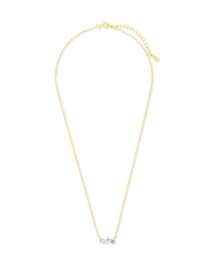 Sterling Silver Trio Cut Pendant