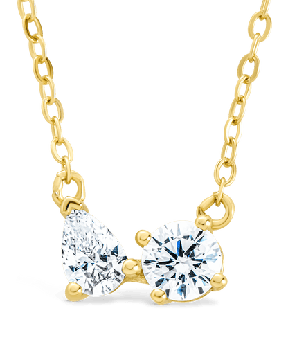 Sterling Silver Carolyn CZ Necklace