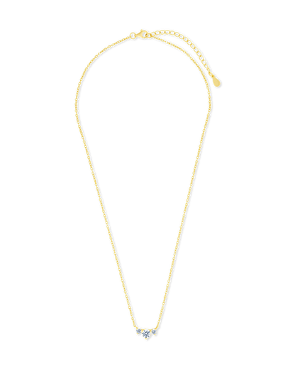 Sterling Silver Robin CZ Necklace