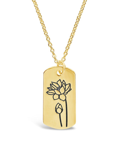 Birth Flower Pendant