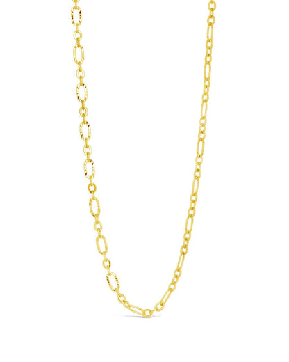 Elysia Delicate Mixed Link Chain Necklace