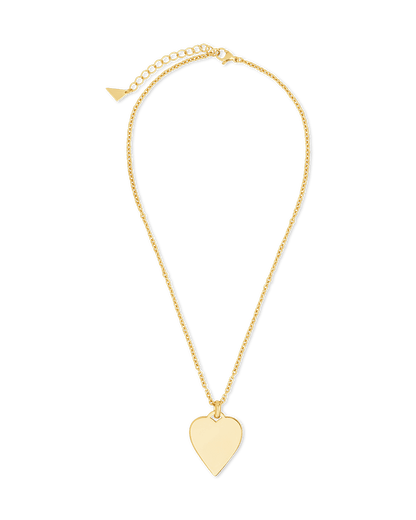 Rita Polished Heart Statement Necklace