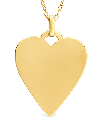 Rita Polished Heart Statement Necklace