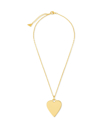 Rita Polished Heart Statement Necklace