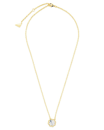 Rose Petal Pendant Necklace