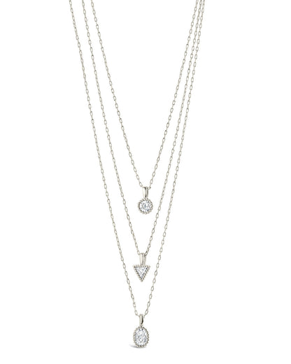 Julie CZ & Layered Chain Necklace