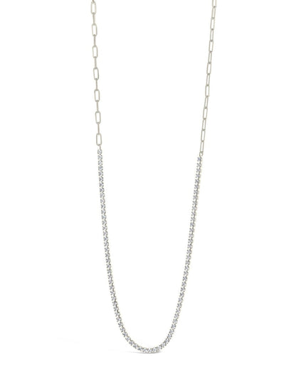 Dani Chain & CZ Tennis Necklace