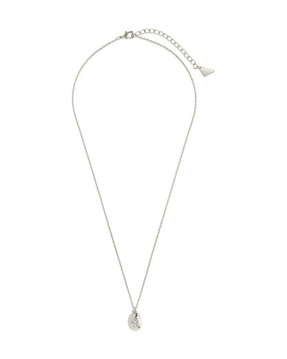 Betsy Oval CZ Pendant Necklace