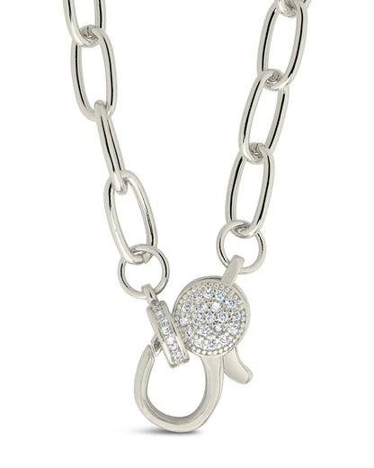 Tay Moonstone Charm & Chain Necklace