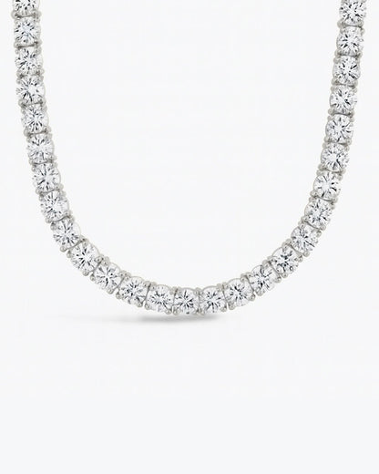 Marisol Round Cut CZ Tennis Necklace