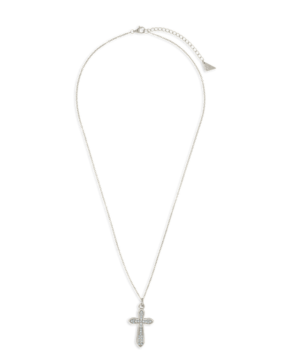 Pave CZ Cross Pendant
