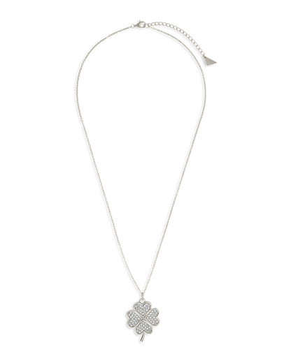 Pave CZ Shamrock Pendant