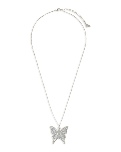 Pave CZ Butterfly Pendant