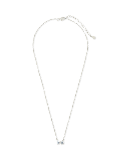 Sterling Silver Carolyn CZ Necklace
