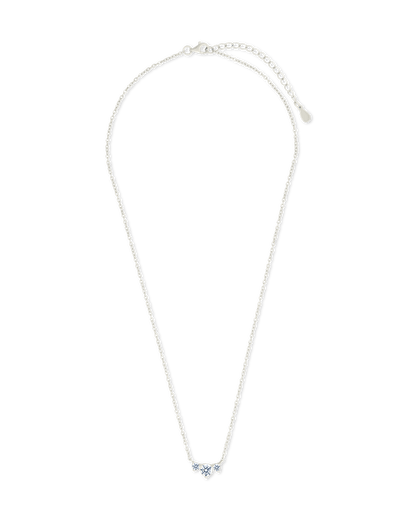 Sterling Silver Robin CZ Necklace