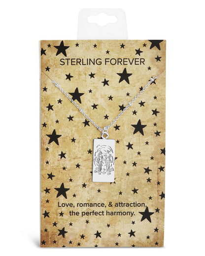The Lovers Tarot Card Necklace