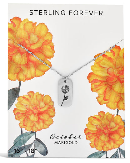 Birth Flower Pendant