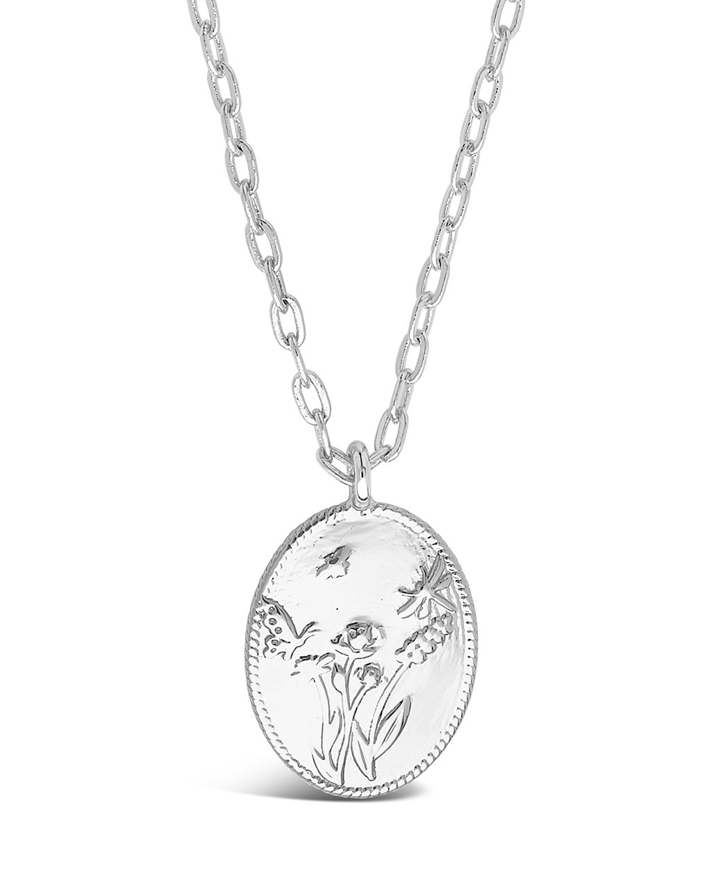 Engraved Garden Pendant
