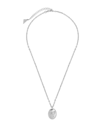 Engraved Garden Pendant