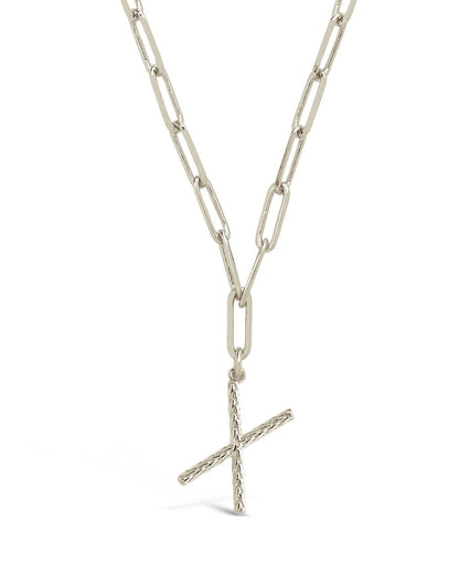 Braided Initial Pendant Necklace