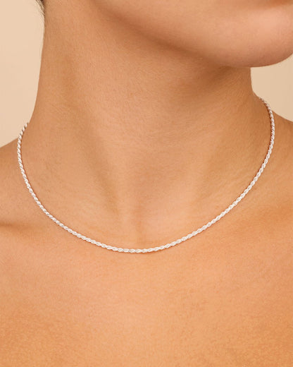 Sterling Silver Annelise Chain Necklace