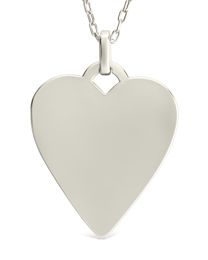 Rita Polished Heart Statement Necklace