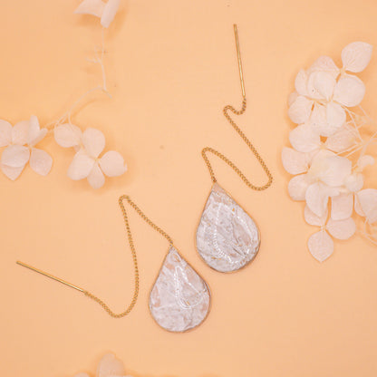 Cẩm - White Marble Gold Threaders