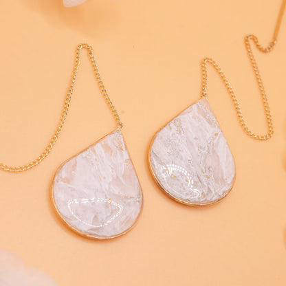 Cẩm - White Marble Gold Threaders