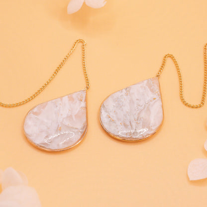 Cẩm - White Marble Gold Threaders