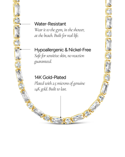 Georgia CZ Tennis Necklace