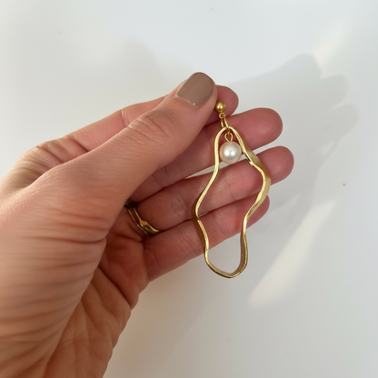puddle earrings
