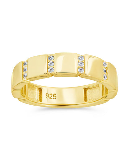 Sterling Silver Bradley CZ Ring