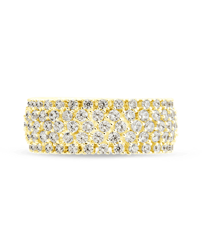 Sterling Silver Yvonne CZ Stacking Ring