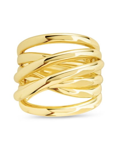 Sterling Silver Rebecca Layered Stacking Ring