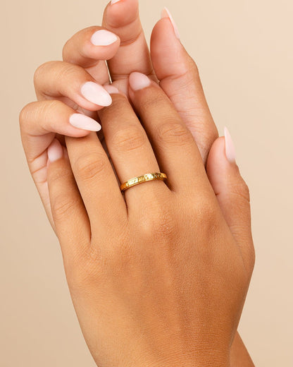 Textured Spinner Ring