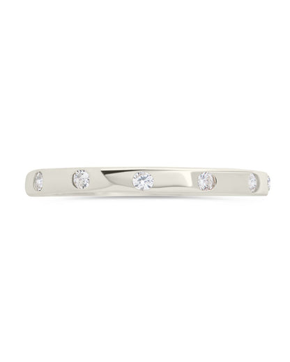 Sterling Silver Mindy CZ Studded Ring