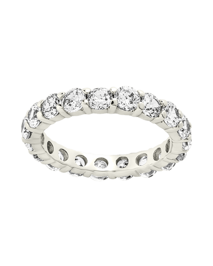 Sterling Silver Gracie CZ Eternity Ring