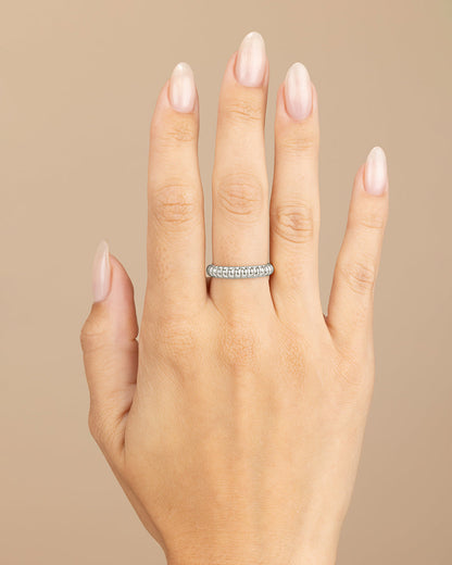 Sterling Silver Bubble Band Ring
