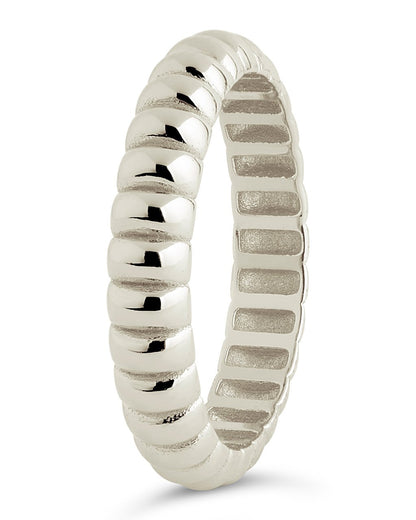 Sterling Silver Bubble Band Ring