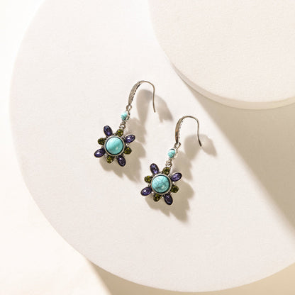 Calibri Trail Earrings In Blue