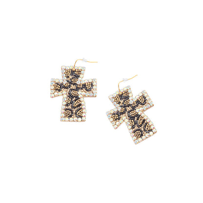 Faith, Always Beaded Earrings In Multicolor