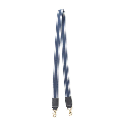Millingston Canvas Accessory Strap In Dark Blue
