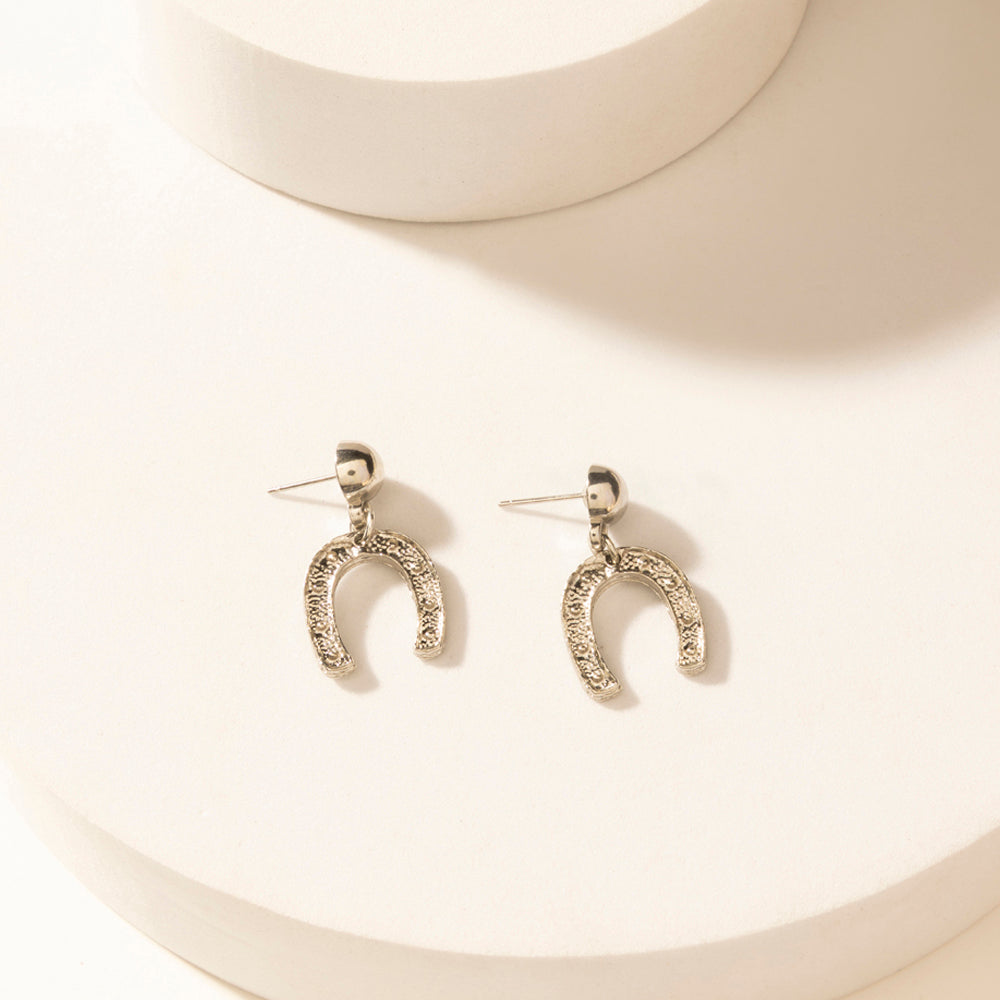 Myra Moonbeam Earrings Set in Silver Shine