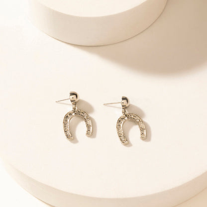 Myra Moonbeam Earrings Set in Silver Shine