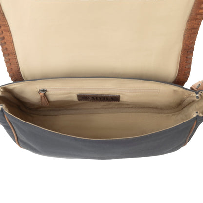 Myra Outlaw's Travels Leather Shoulder Bag in Copper Tan