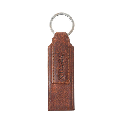 Myra Zidana Ardan Artistry Veg Tanned Leather Keyfob in Wild Ember