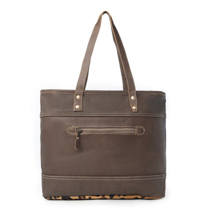 CLINCH  LEATHER AND HAIRON BAG