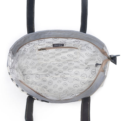 Globetrotter Patch Tote Bag