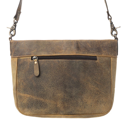 Lawson Roundup Satchel Leather & Hairon Bag